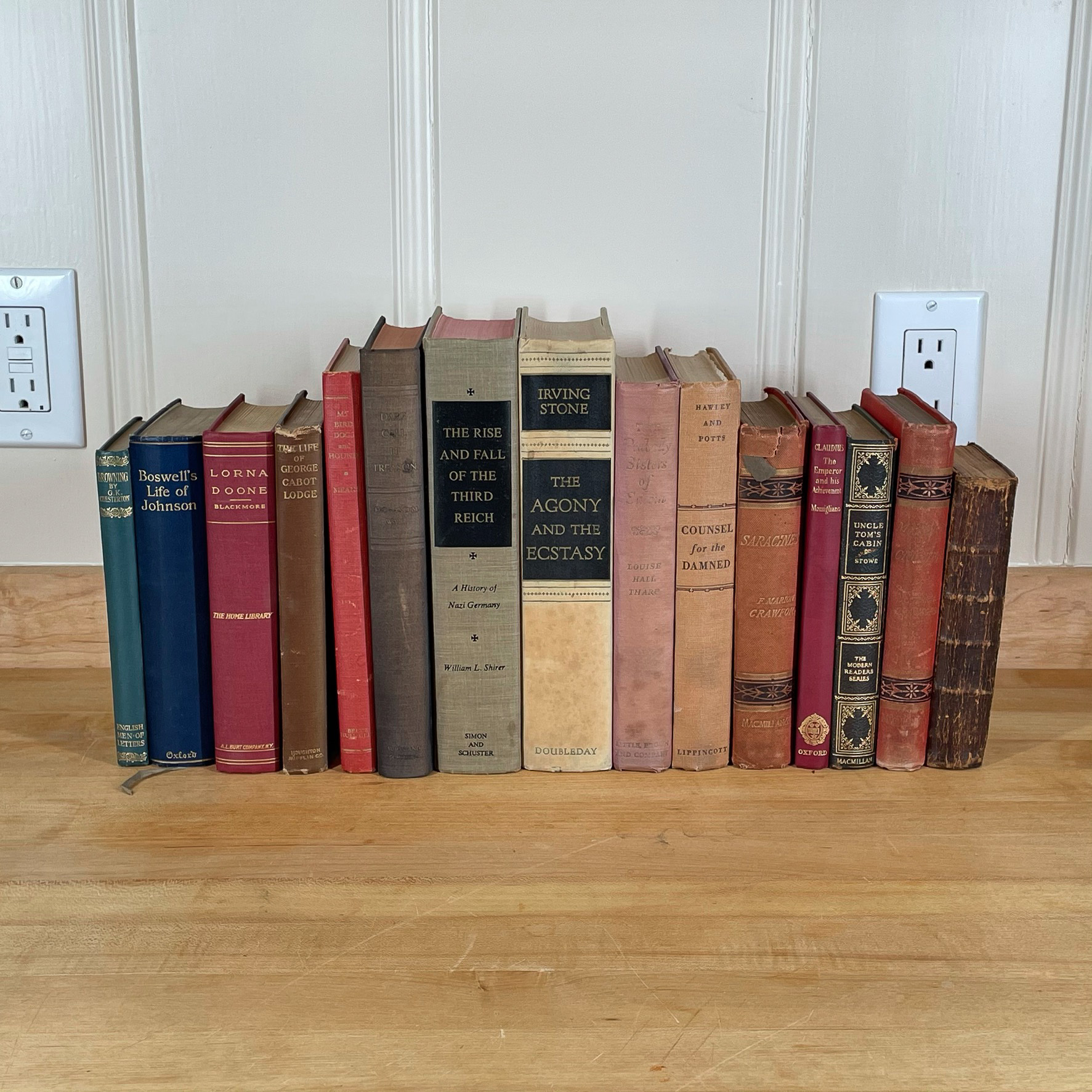 ESATE LOT of LINEN BOUND BOOKS