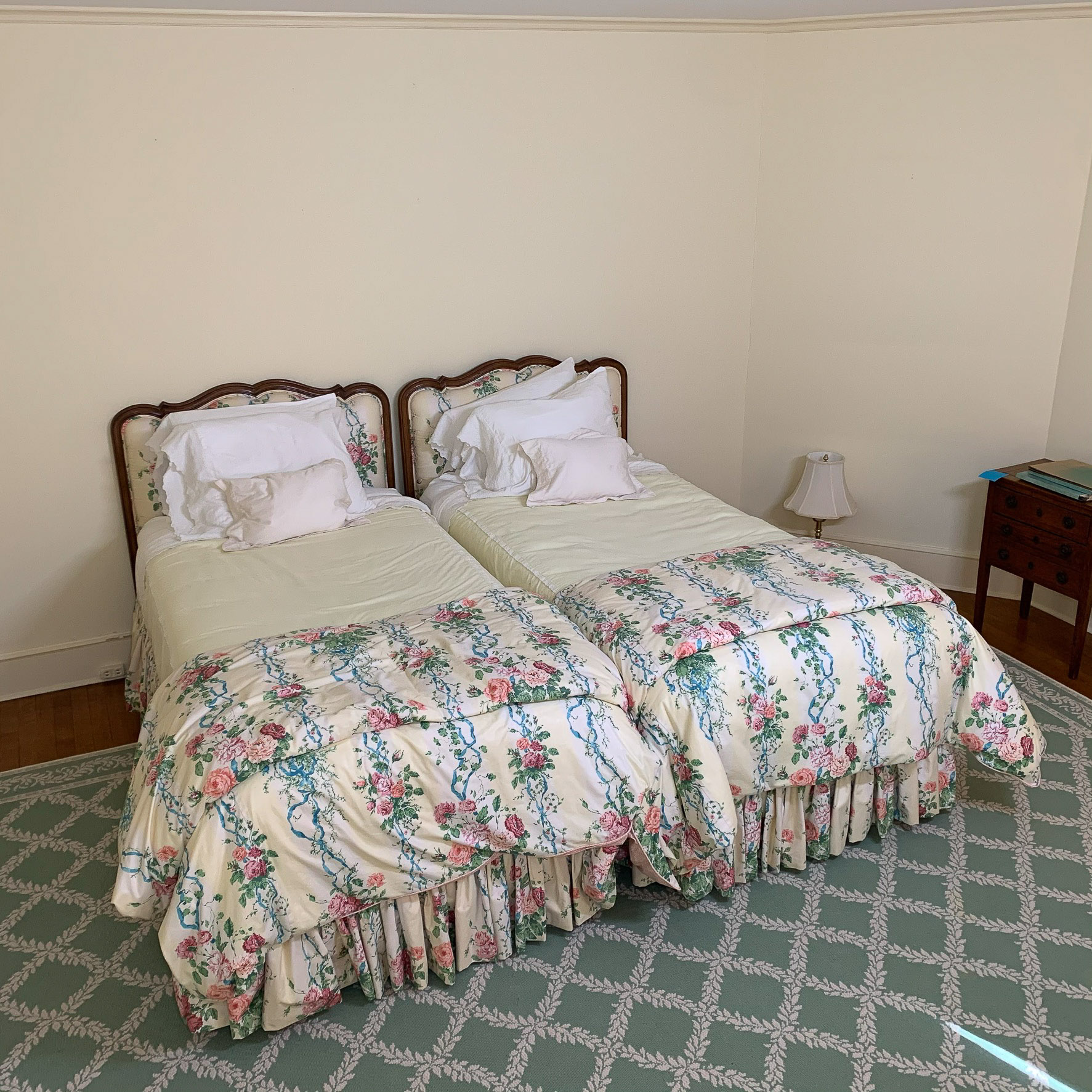 PAIR FRENCH STYLE TWIN BEDS