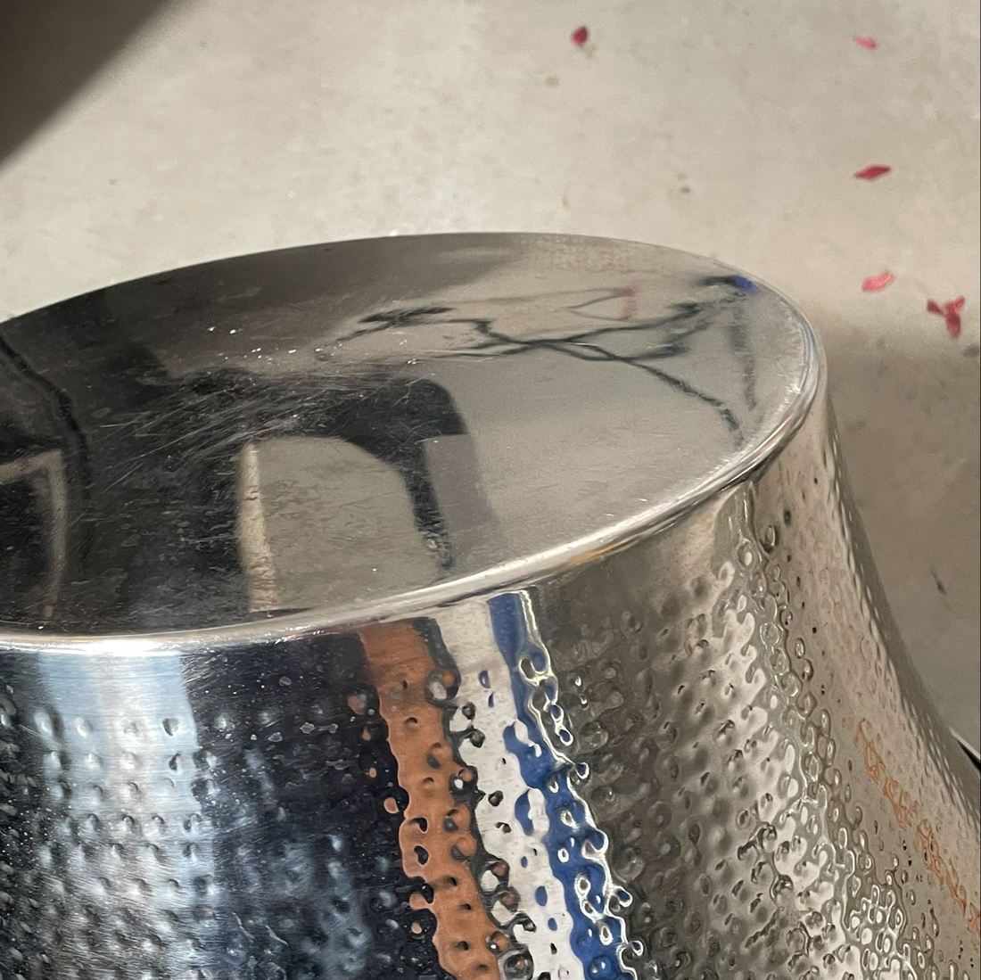 HAMMERED ICE BUCKET