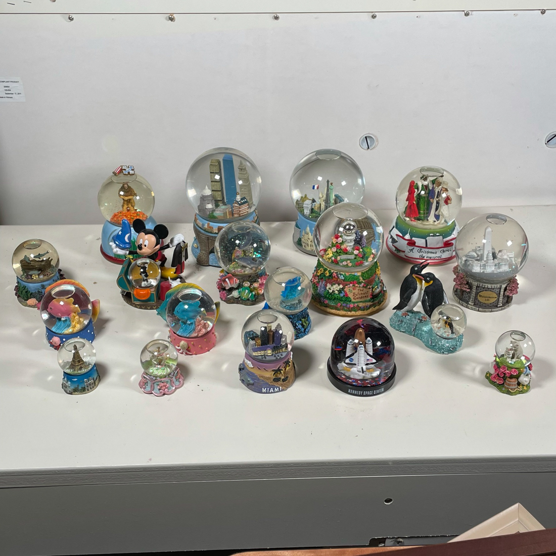 COLLECTION of SNOW GLOBES