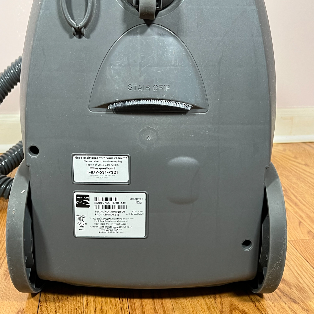 KENMORE ELITE VACUUM