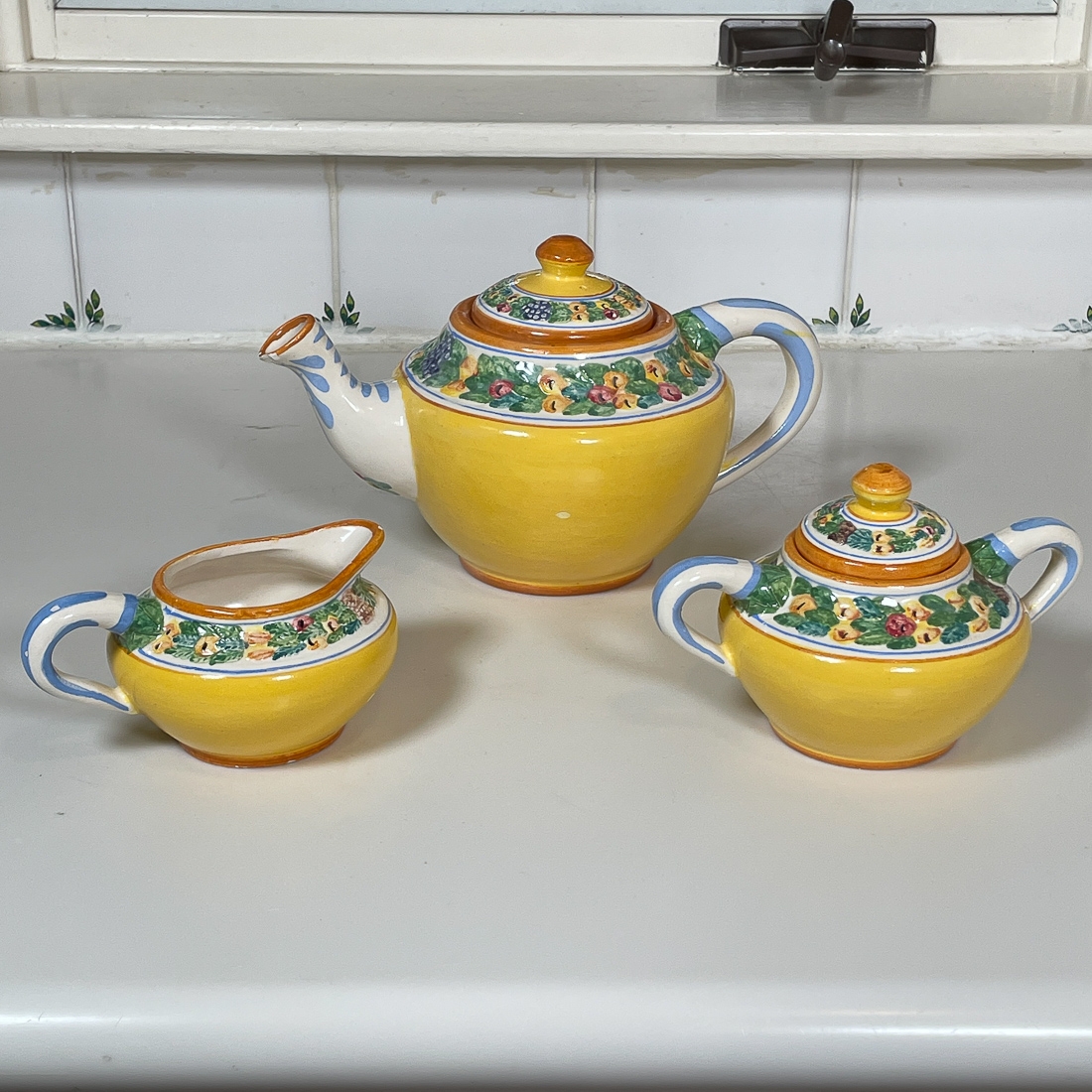 (3pc) ITALIAN TEA SET