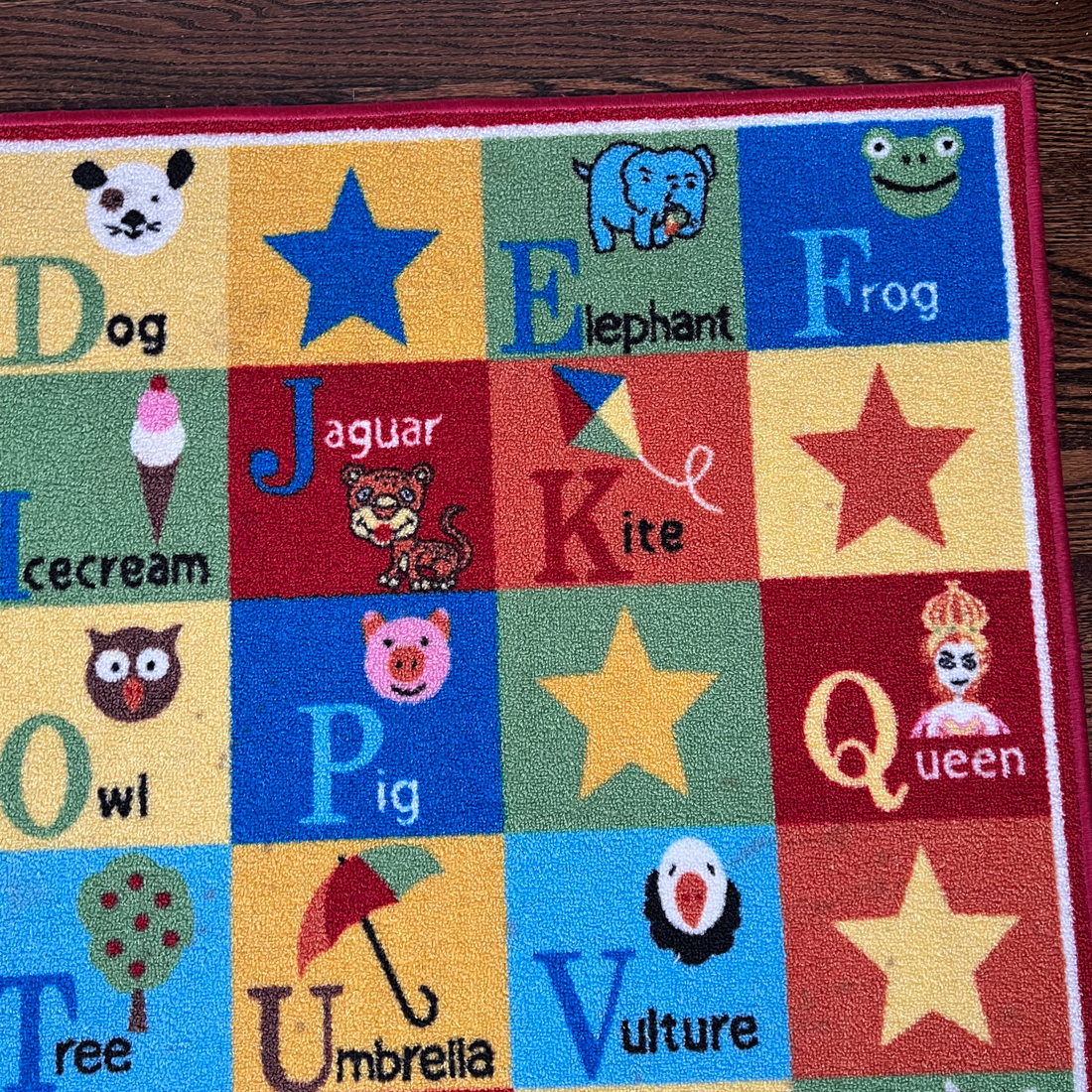 CHILDREN'S ALPHABET RUG