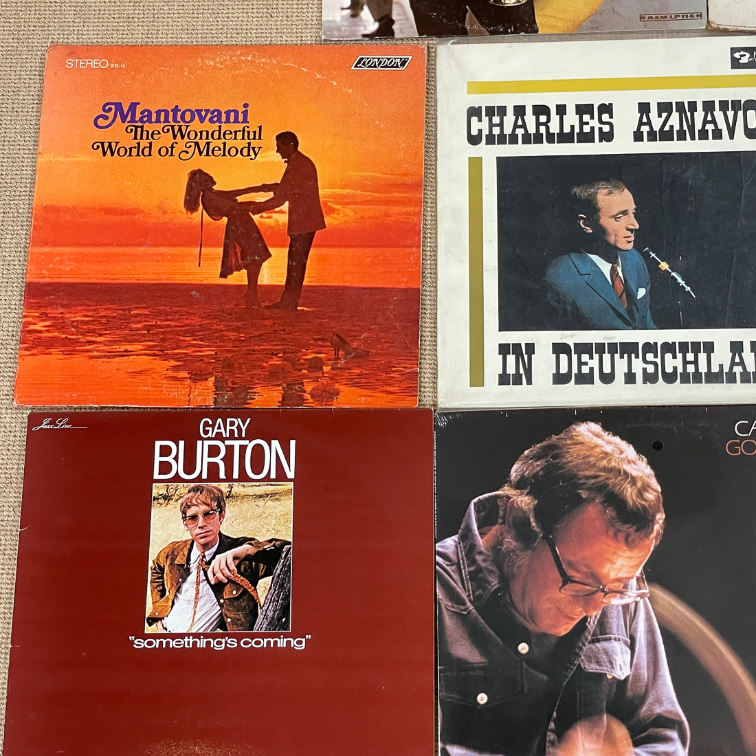 (10pc) AMERICAN STANDARDS VINYL RECORDS