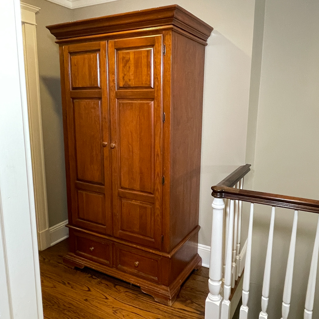SOLID WOOD ARMOIRE