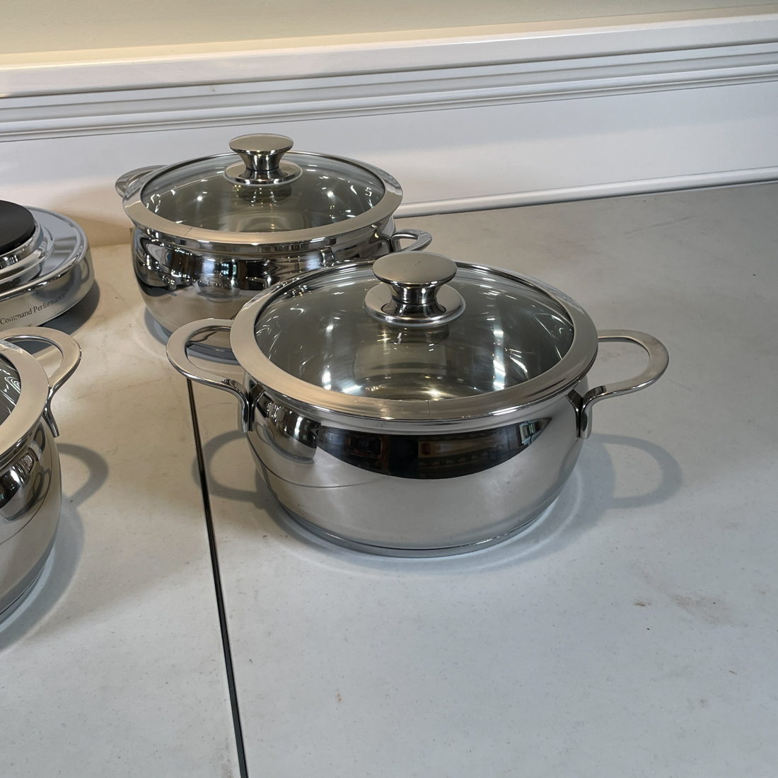 (4pc) TRIPLE BURNER BUFFET SET