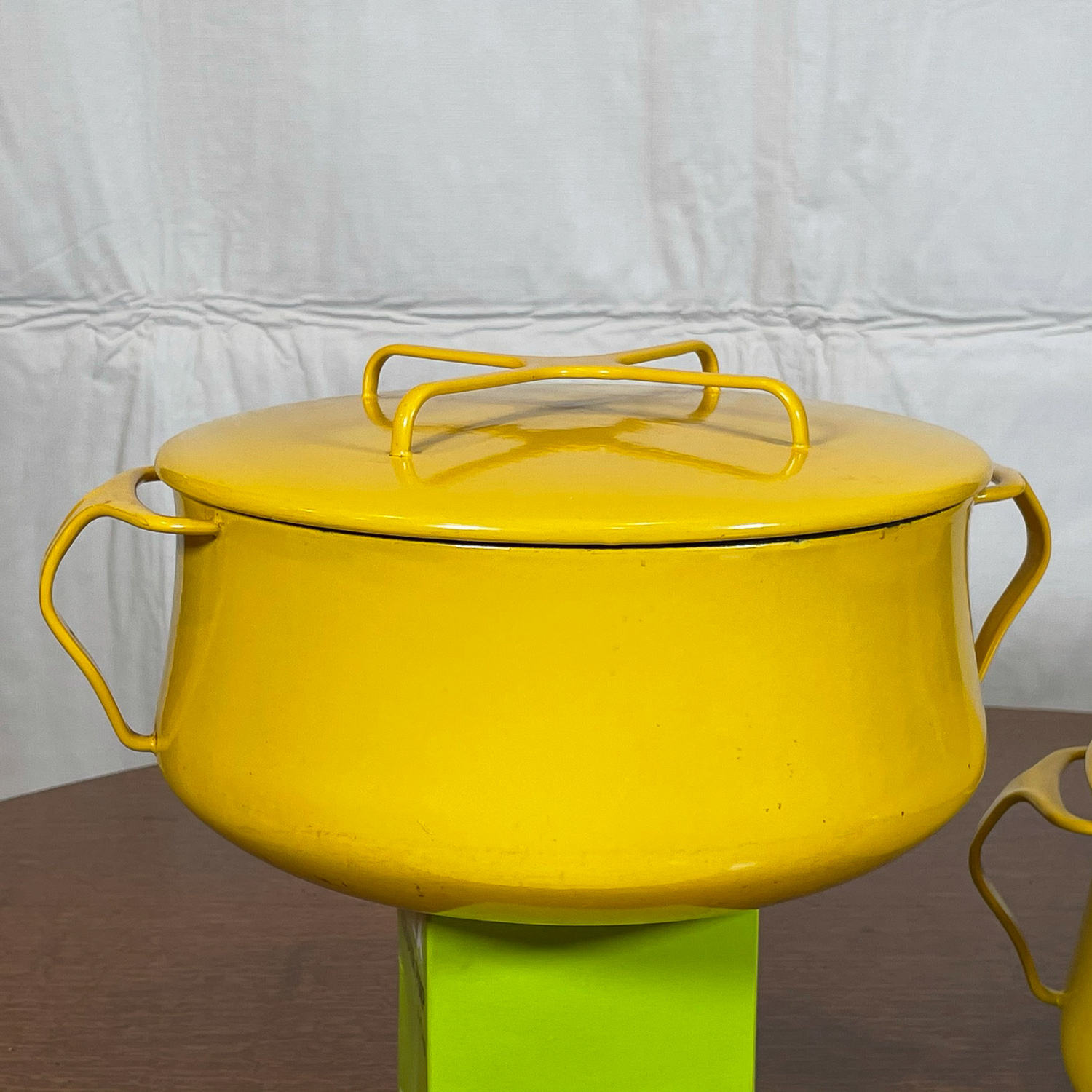 (4pc) EARLY DANSK ENAMEL COOKWARE