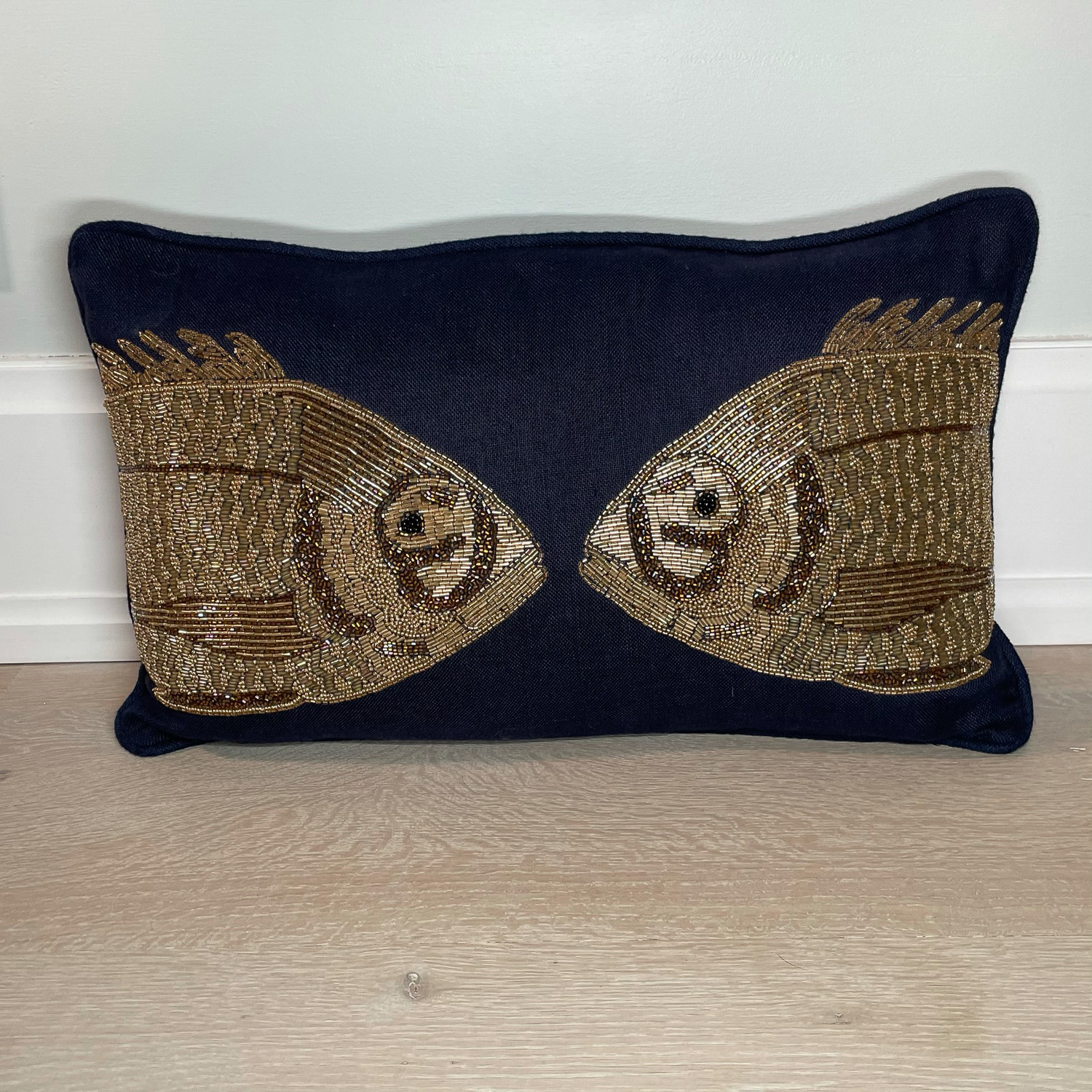 JONATHAN ADLER KISSING FISH PILLOW