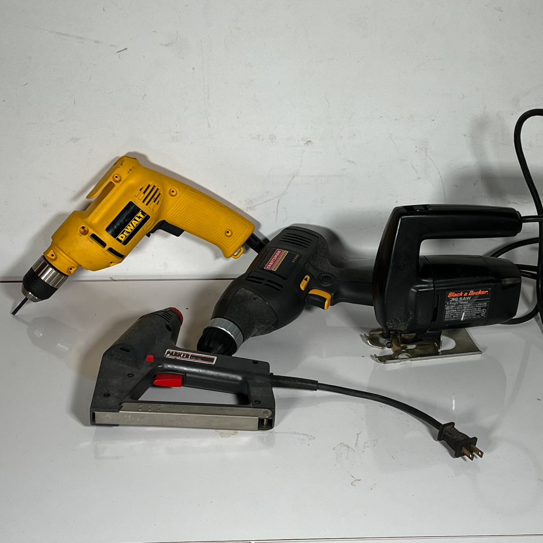 (4pc) ESTATE LOT HAND POWER TOOLS