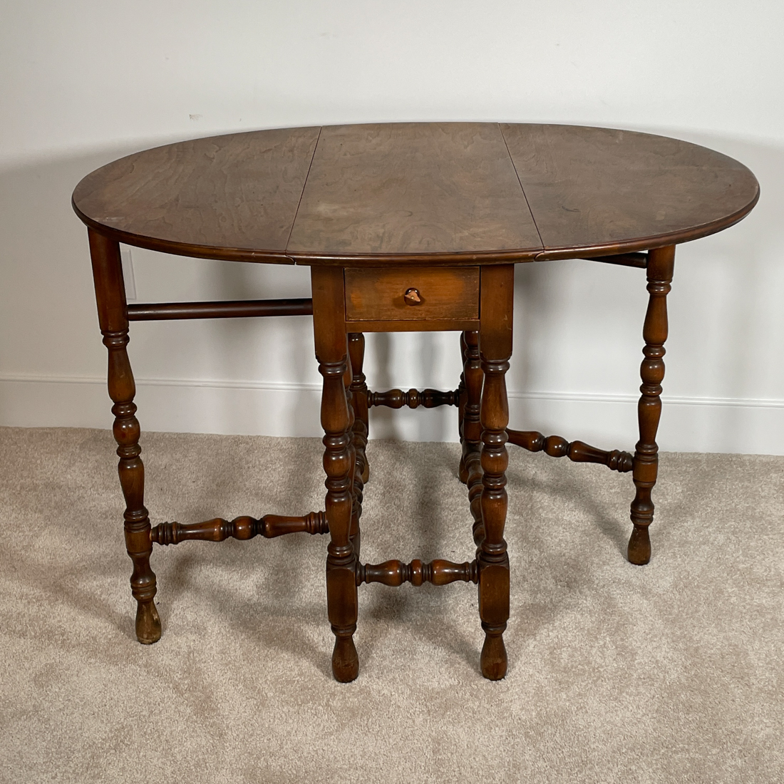 OVAL DROP SIDE TABLE