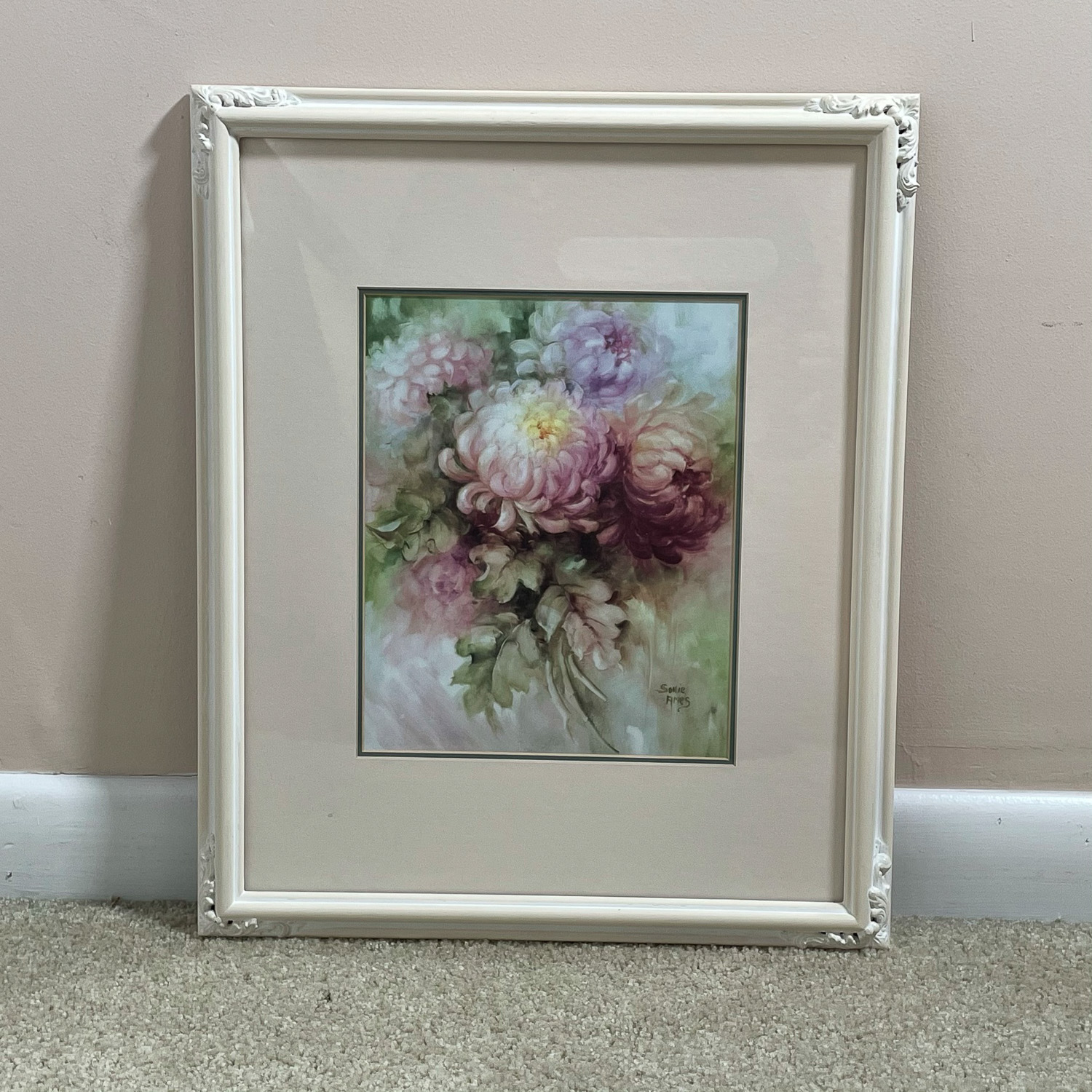 FRAMED FLOWER ART PRINT