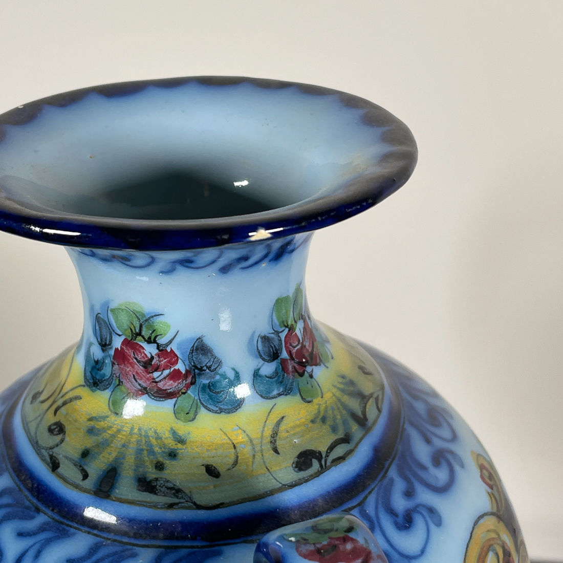 PORTUGUESE CERAMIC VASE