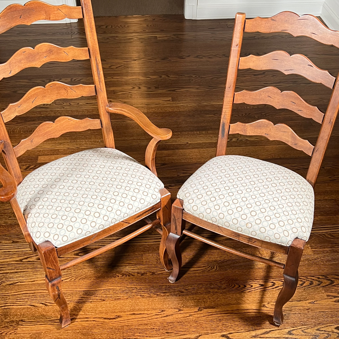 (6pc) ETHAN ALLEN DINING CHAIRS