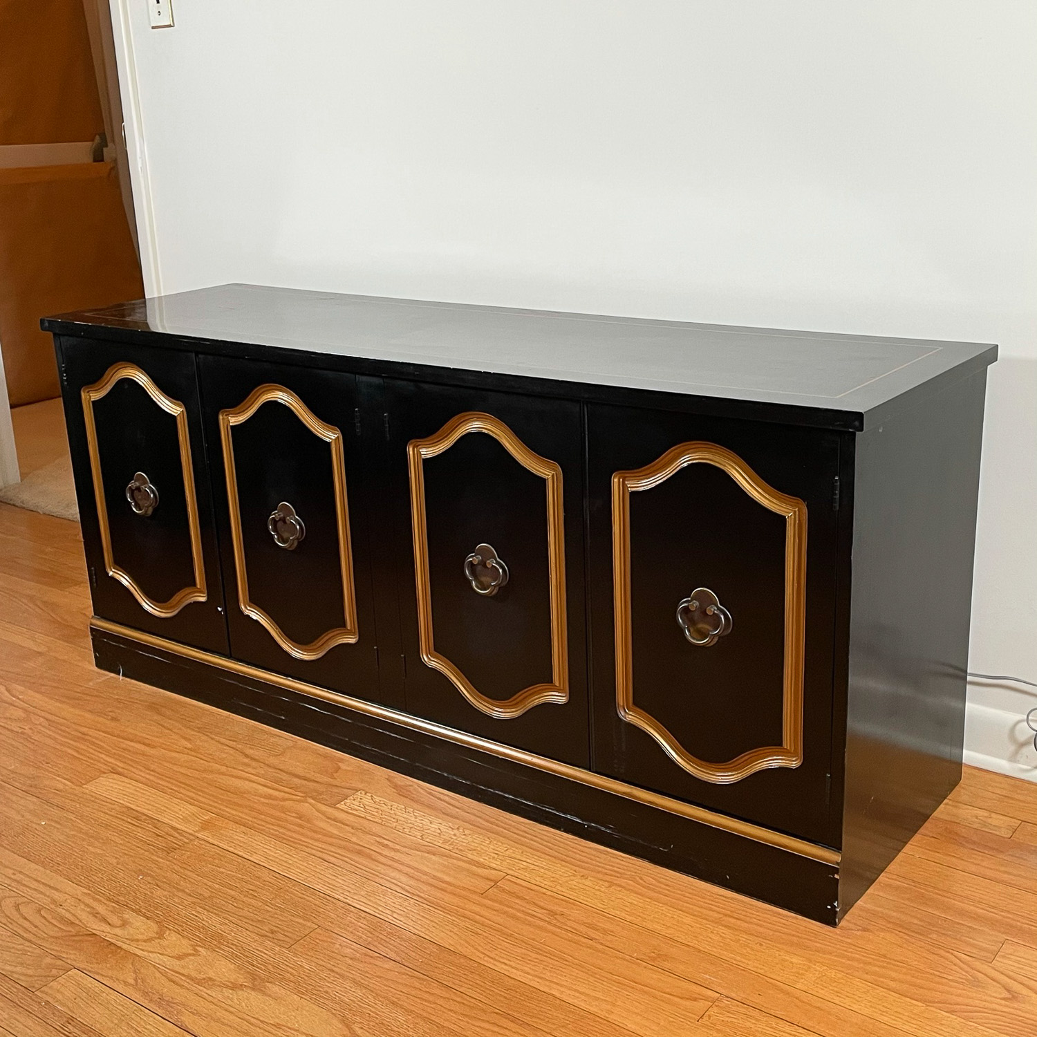 black lacquer buffet