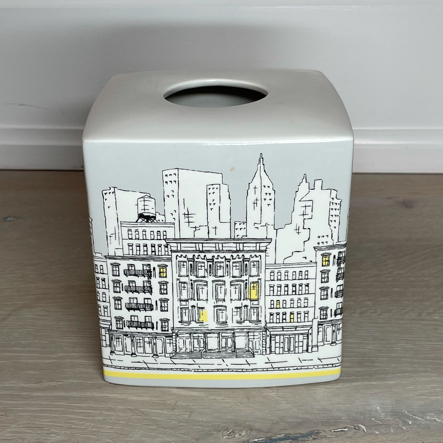 DKNY CERAMIC TISSUE BOX HOLDER