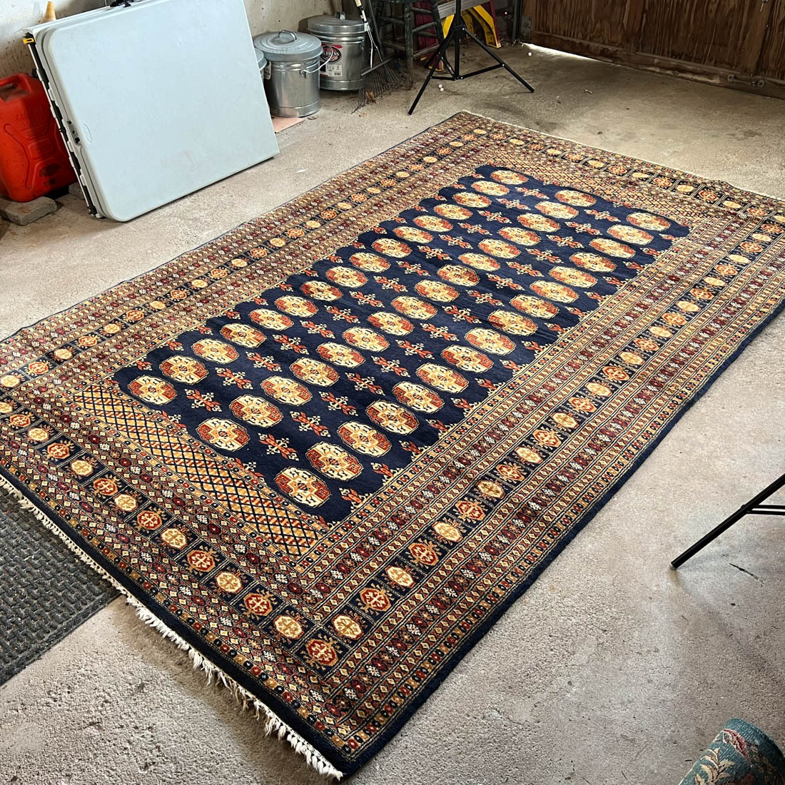 BLUE BOKHARA RUG