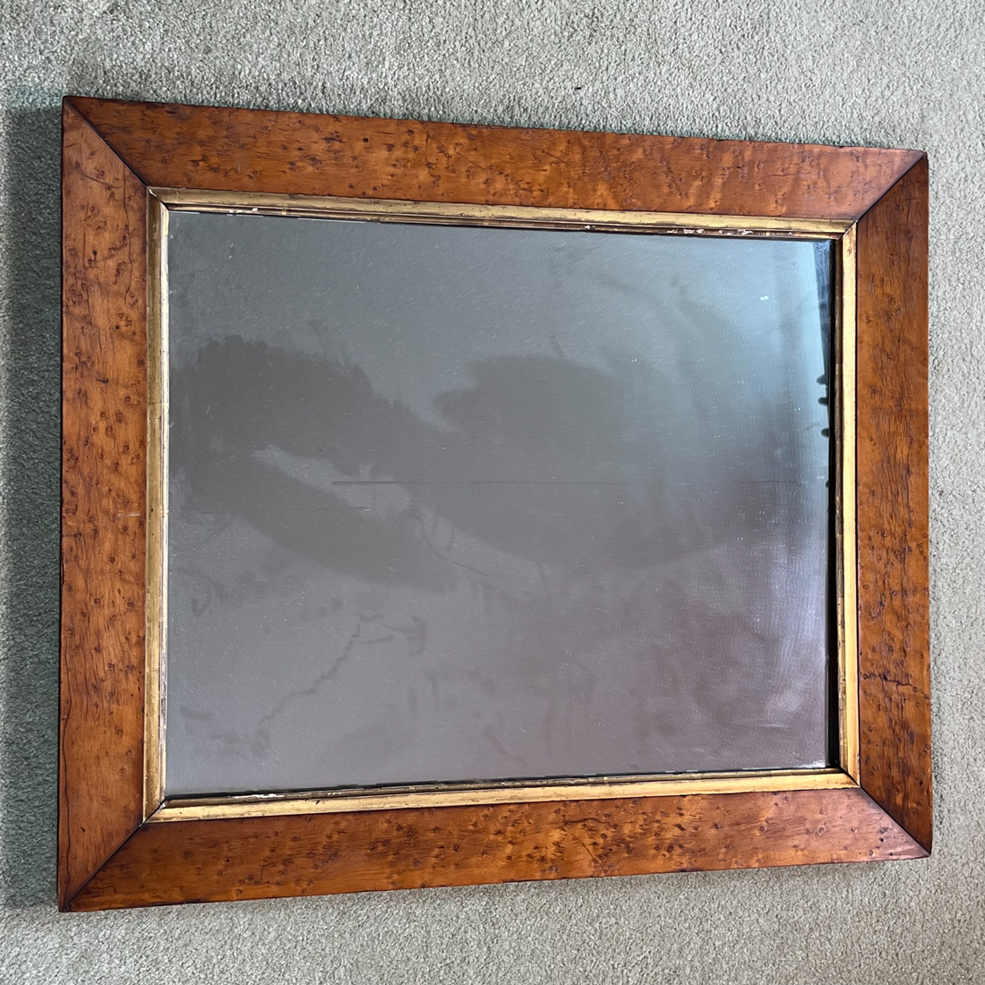 ANTIQUE MAPLE MIRROR