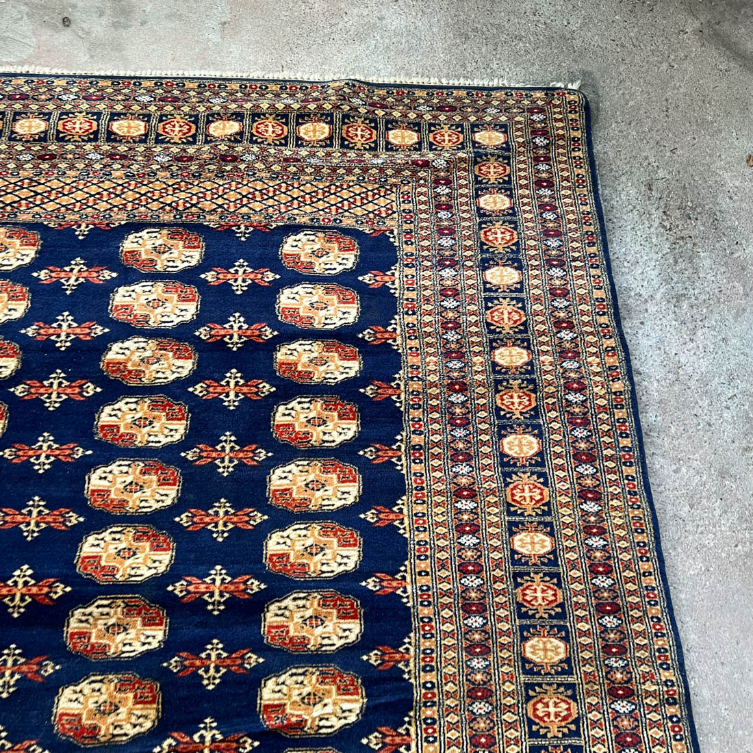 BLUE BOKHARA RUG