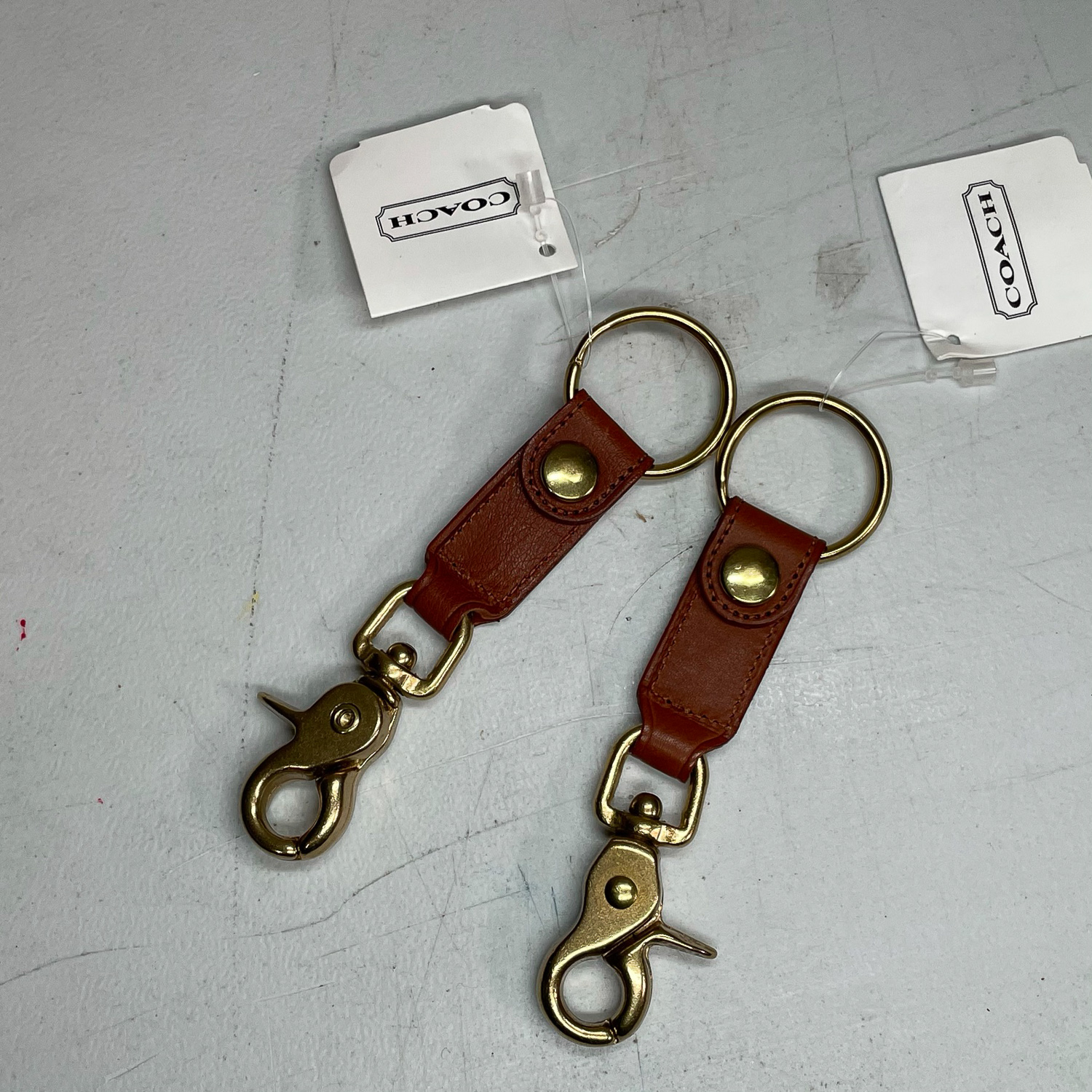 (2pc) COACH KEYCHAINS
