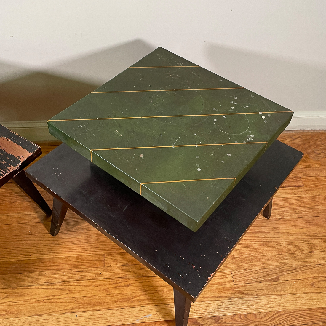 PAIR MID CENTURY SIDE TABLES