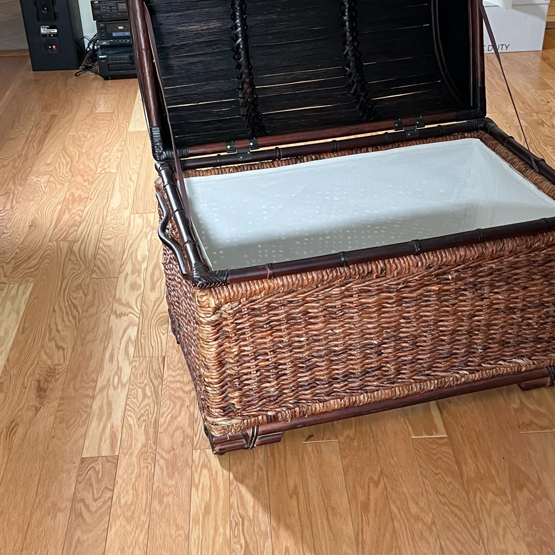 CANE & BAMBOO STORAGE CHEST