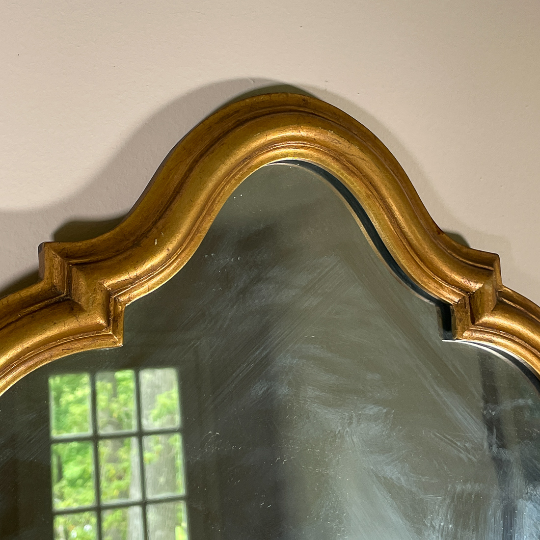 GILT FRAME WALL MIRROR