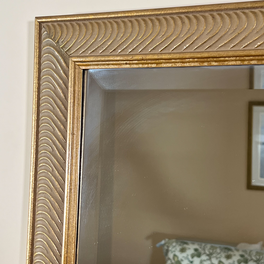 BEVELED GLASS WALL MIRROR