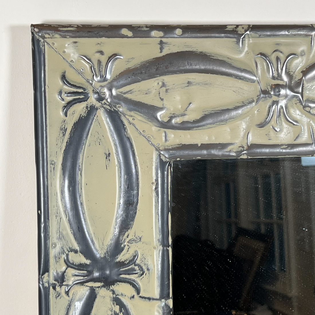 PRESSED TIN MIRROR