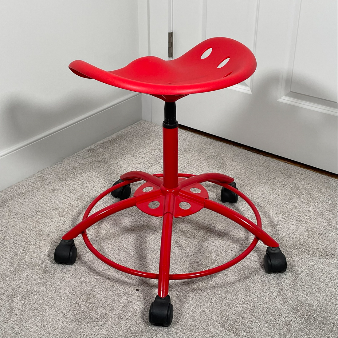 IKEA RED TRACTOR SEAT STOOL
