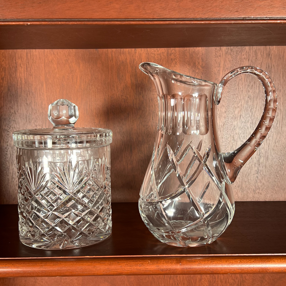 (2pc) CUT CRYSTAL GLASS