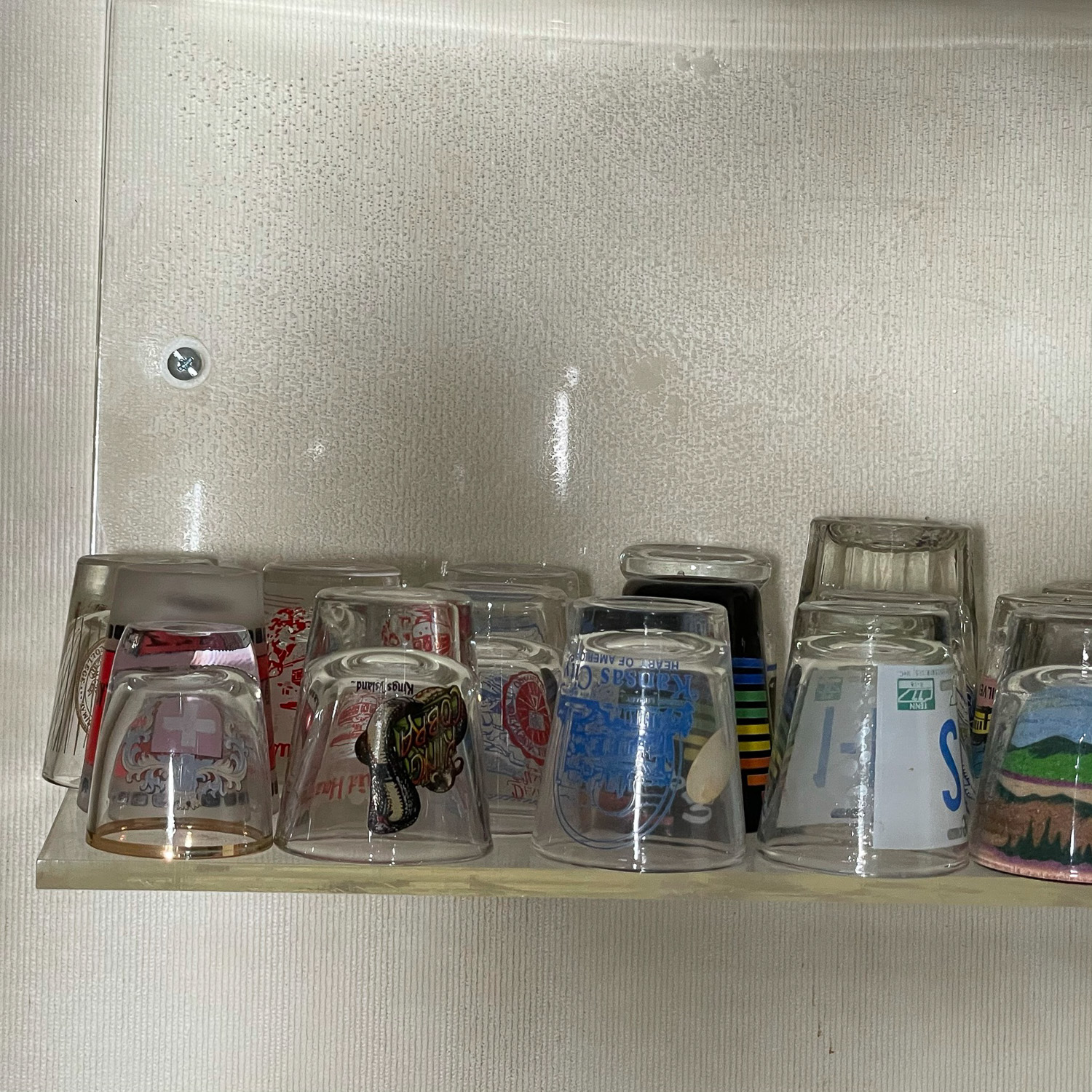 LARGE COLLECTION SHOT GLASSES