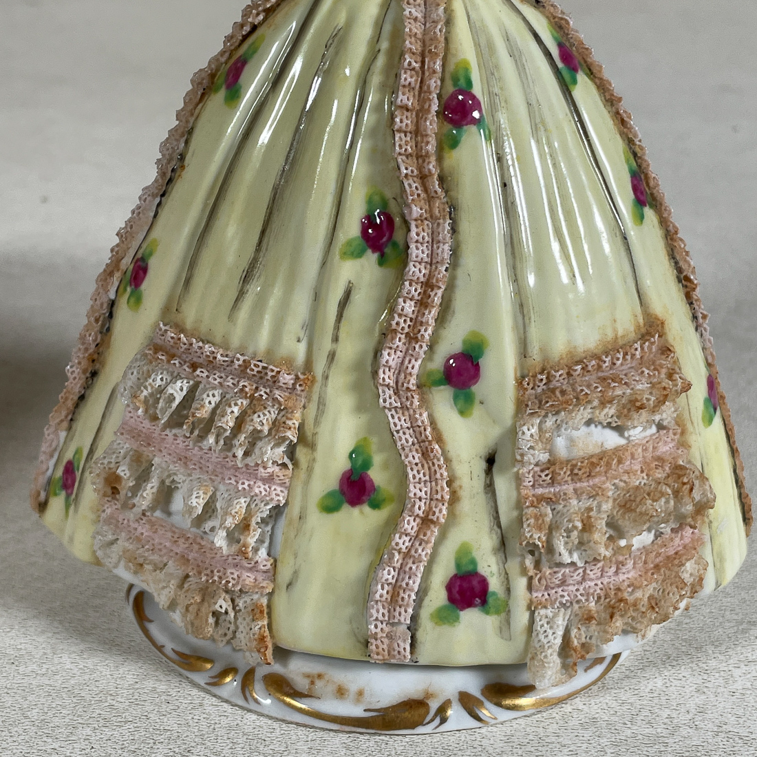 DRESDEN LACE PORCELAIN FIGURE