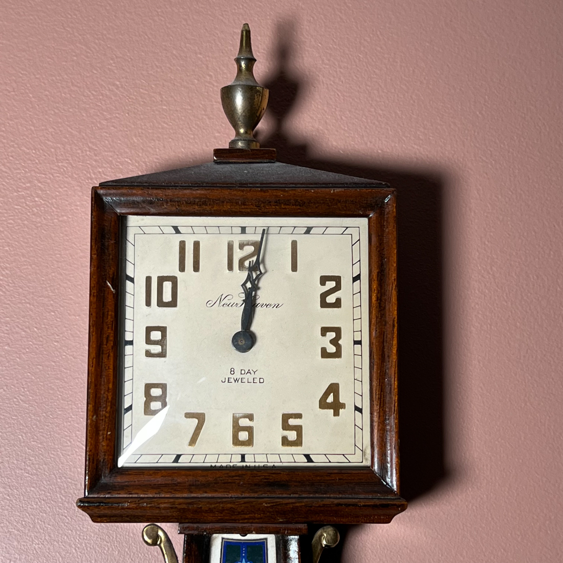 NEW HAVEN MINIATURE BANJO CLOCK