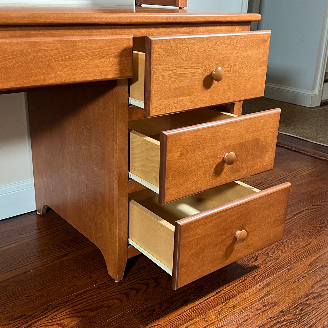 Oak Express Desk Hutch