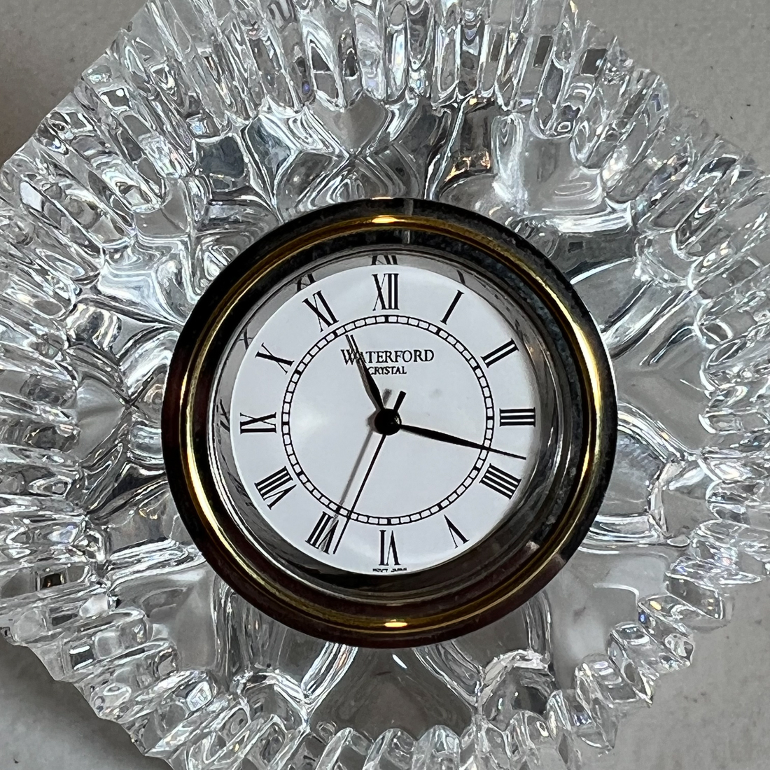 WATERFORD CRYSTAL CLOCK