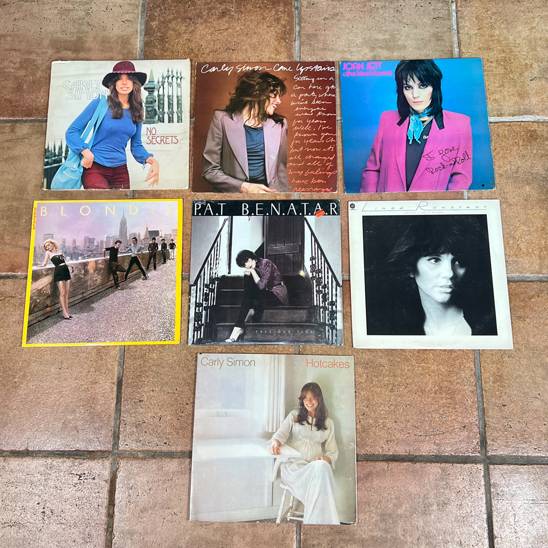 (7pc) CARLY SIMON & OTHER ALBUMS