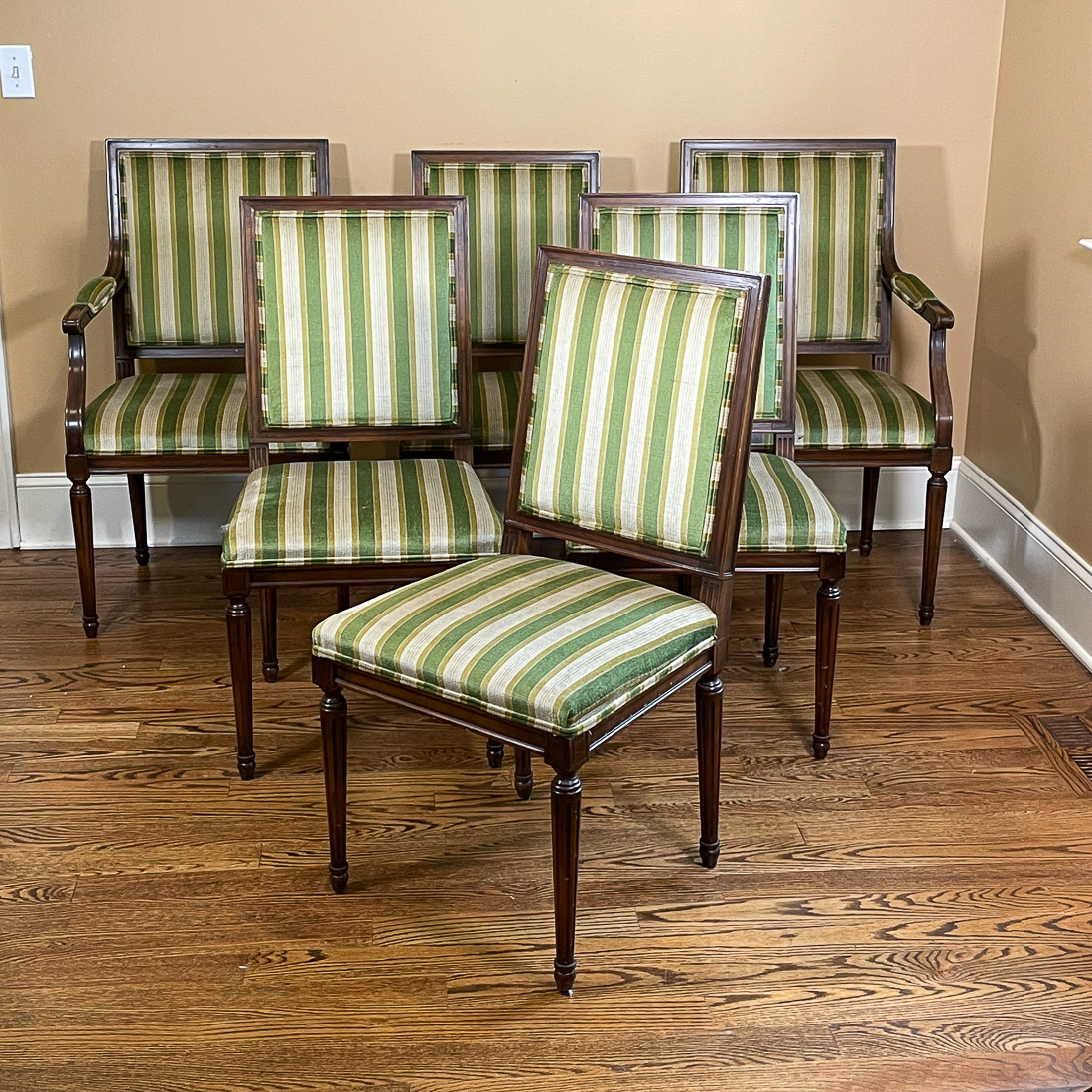 SET OF 6 BAKER DINING CHAIRS