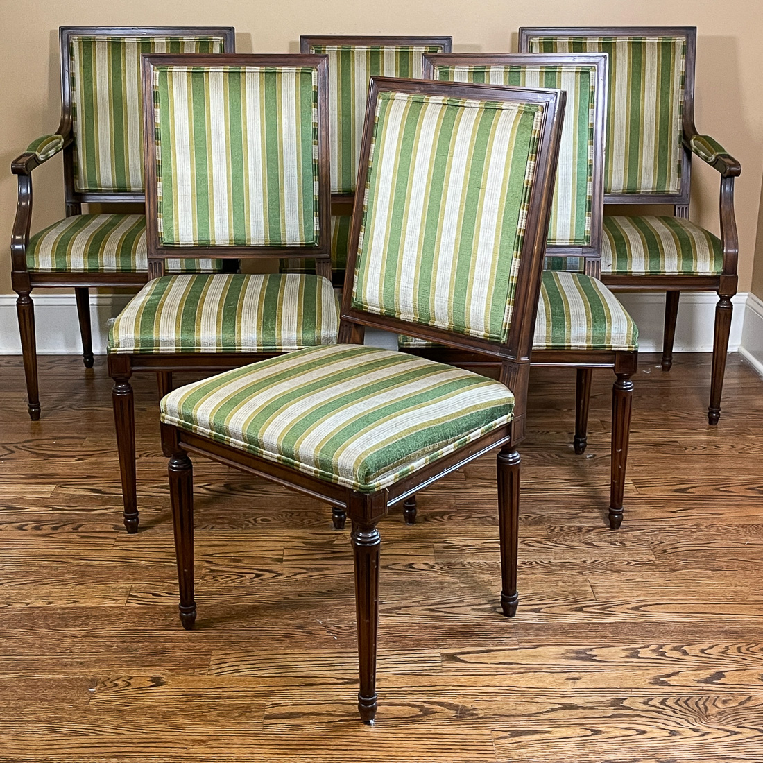 SET OF 6 BAKER DINING CHAIRS