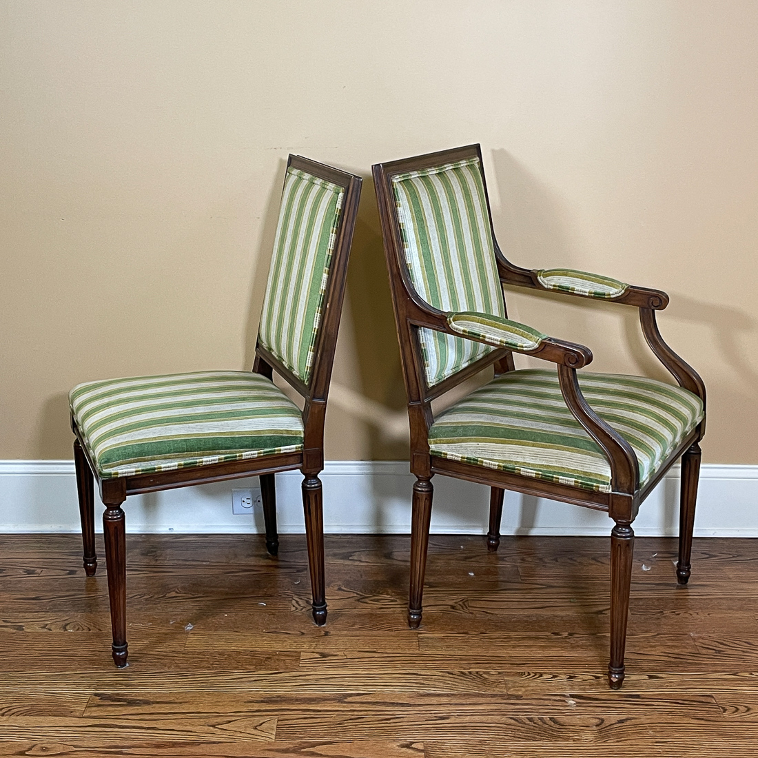 SET OF 6 BAKER DINING CHAIRS