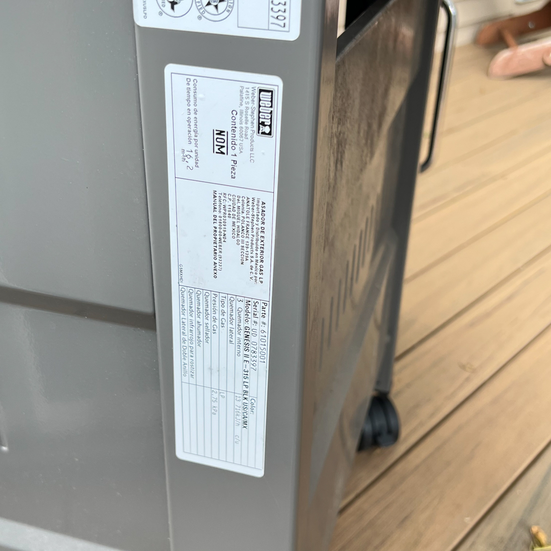 WEBER GS4 GRILL