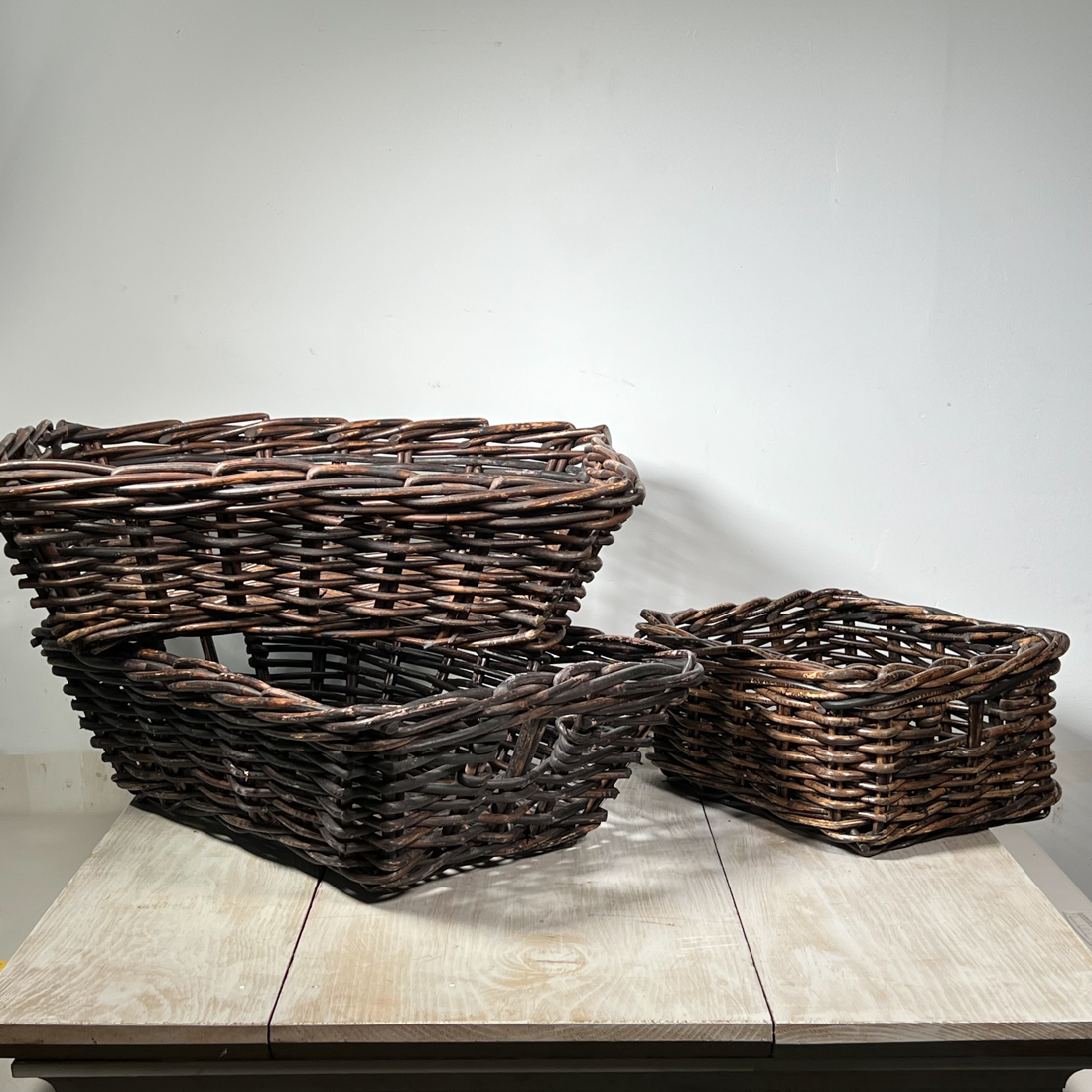 (3pc) WICKER BASKETS