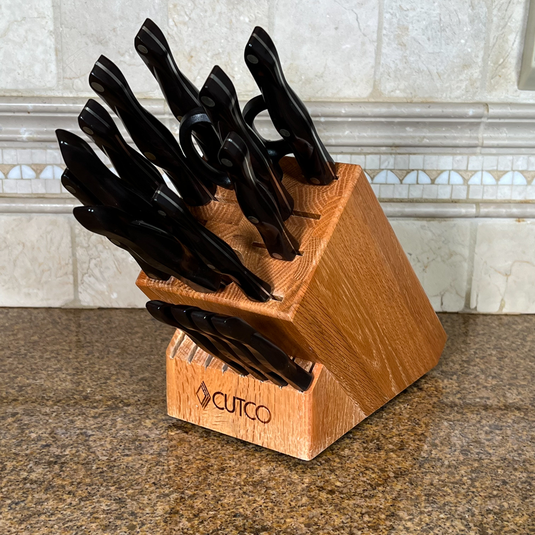 CUTCO KNIFE BLOCK
