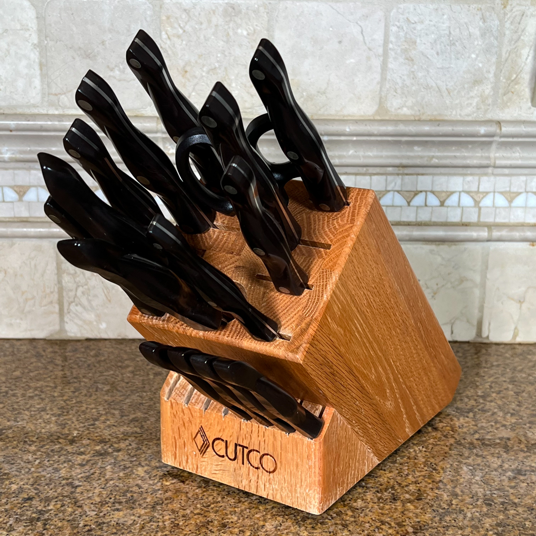 CUTCO KNIFE BLOCK