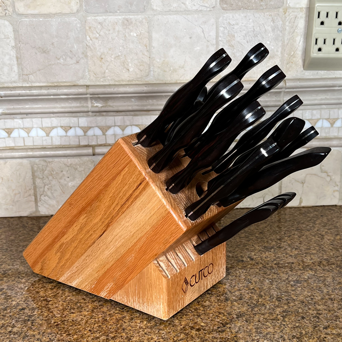 CUTCO KNIFE BLOCK