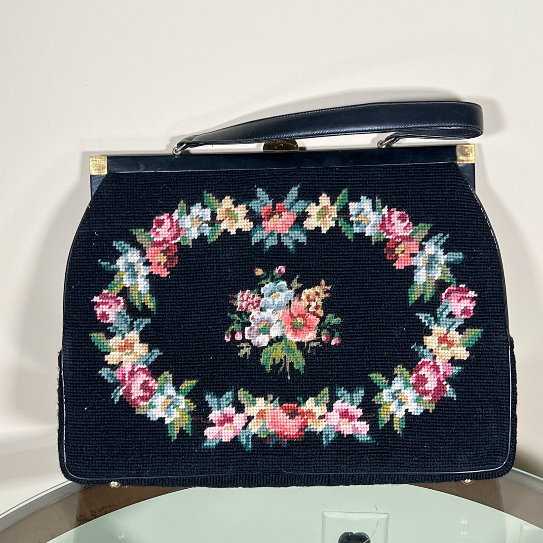NEEDLEPOINT HANDBAG