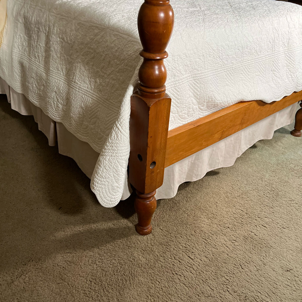 ANTIQUE FOUR POSTER BED FRAME