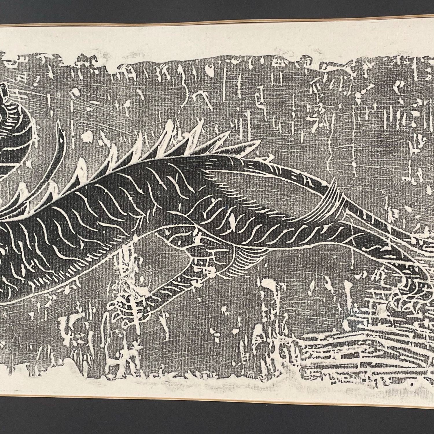 SINOUS DRAGON WOODBLOCK PRINT