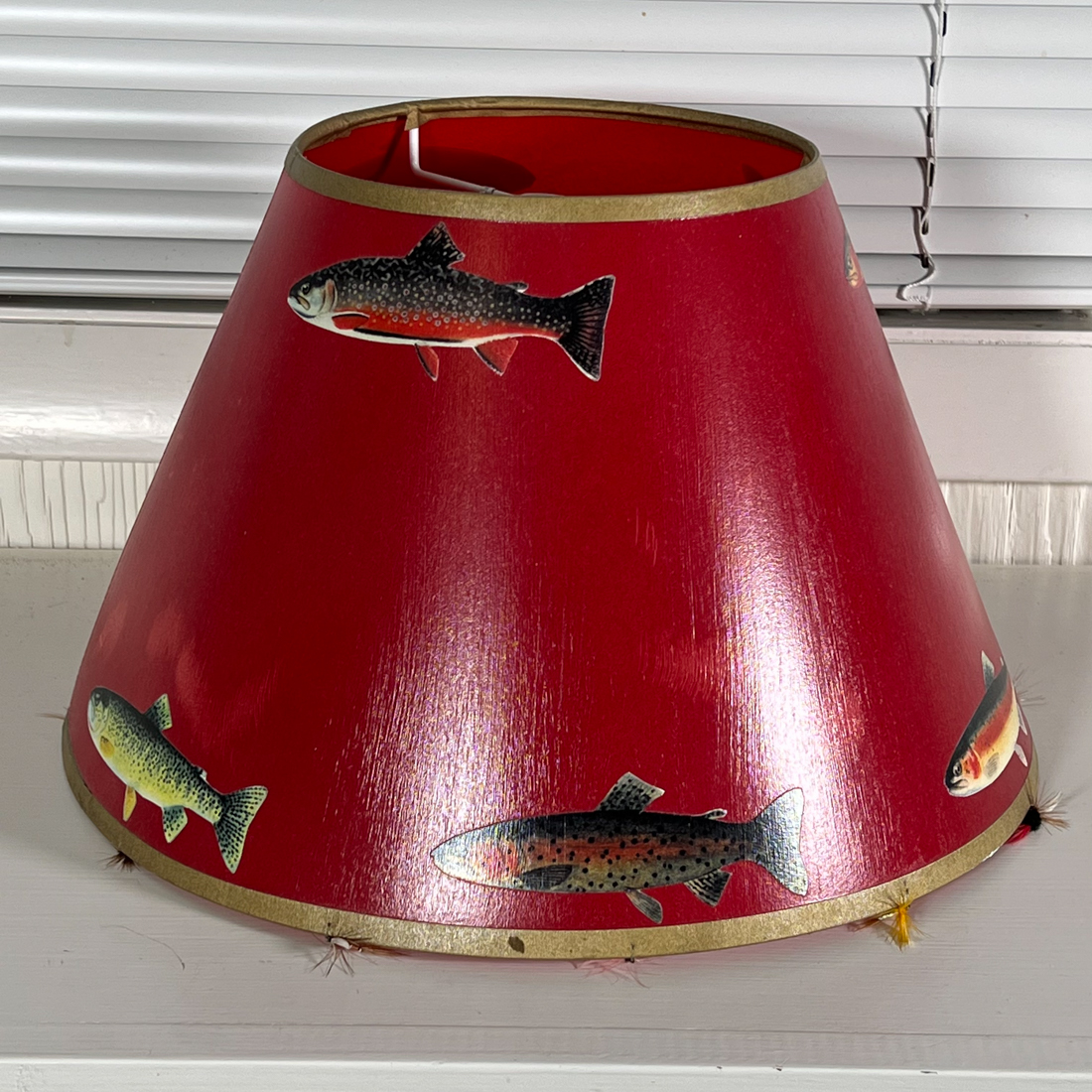 FISHING LAMP SHADE