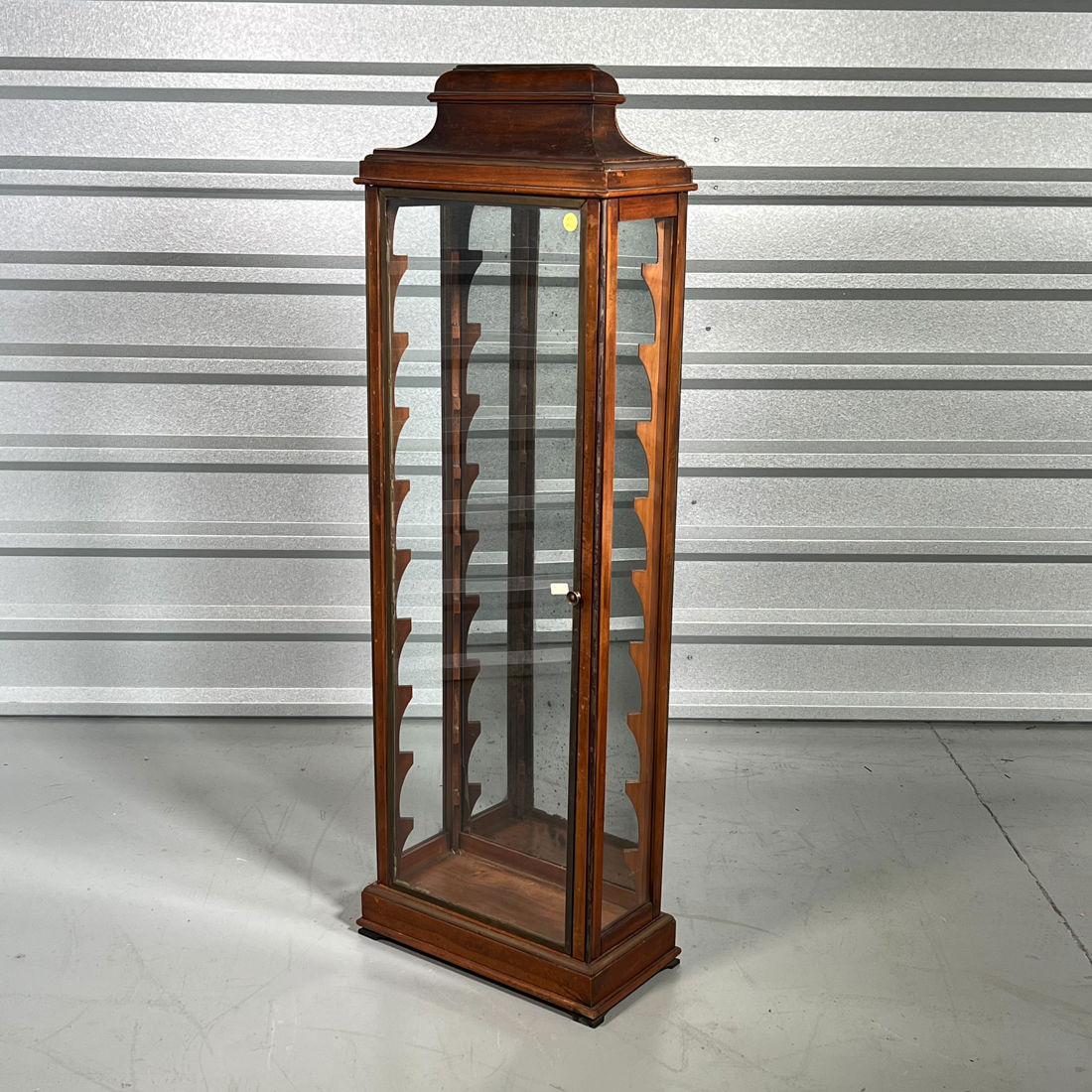 ANTIQUE GLASS DISPLAY CASE