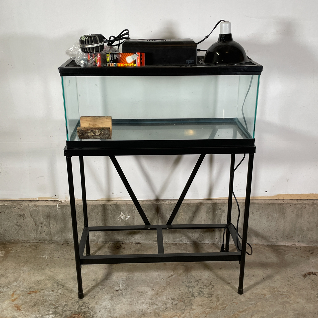 GLASS TERRARIUM on STAND